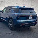 2026 Chevrolet Traverse High Country in Lakeshore Blue, rear 3/4 view,