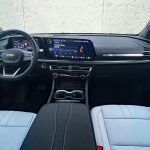 2026 Chevrolet Traverse High Country, interior, dashboard, black and white,