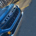2026 Subaru Forester Wilderness in Geyser Blue, Grille detail,
