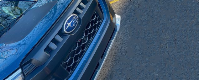 2026 Subaru Forester Wilderness in Geyser Blue, Grille detail,