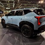 2027 Kia Seltos, rear 3/4 view