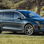 2027 Chrysler Pacifica, seen at the 2026 New York Auto Show