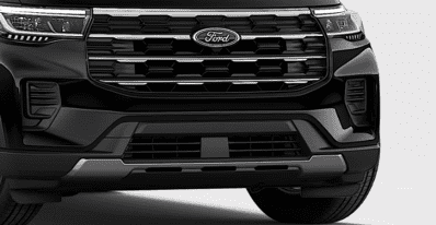 2026 Ford Explorer Active in Agate Black Metallic, Grille detail