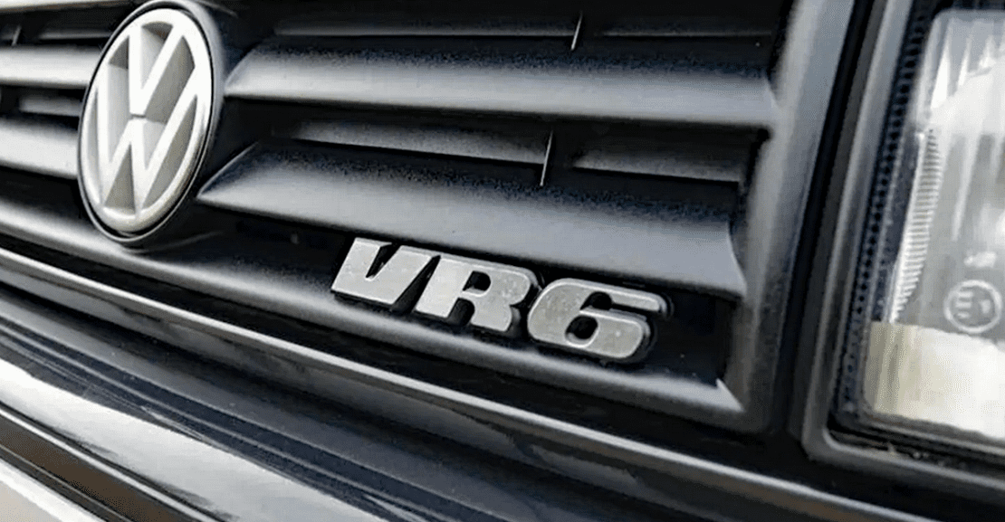 Volkswagen VR6 Engine Badge, Grille Badge