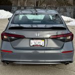 2026 Honda Civic Si, rear view, rear clip, snow,