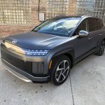 2026 Hyundai Ioniq 9, front 3/4 view, matte finish