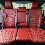 2027 Infiniti QX65, rear seat, red leather,