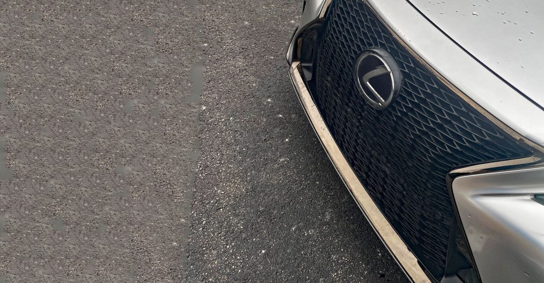 2025 Lexus LS 500 in Silver Illusion, grille detail,