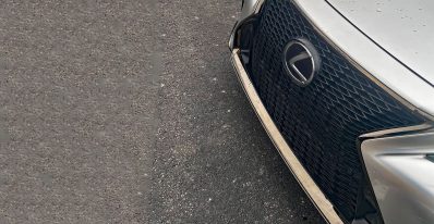 2025 Lexus LS 500 in Silver Illusion, grille detail,