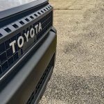 2026 Toyota Land Cruiser 1958 in Meteor Shower, grille detail,