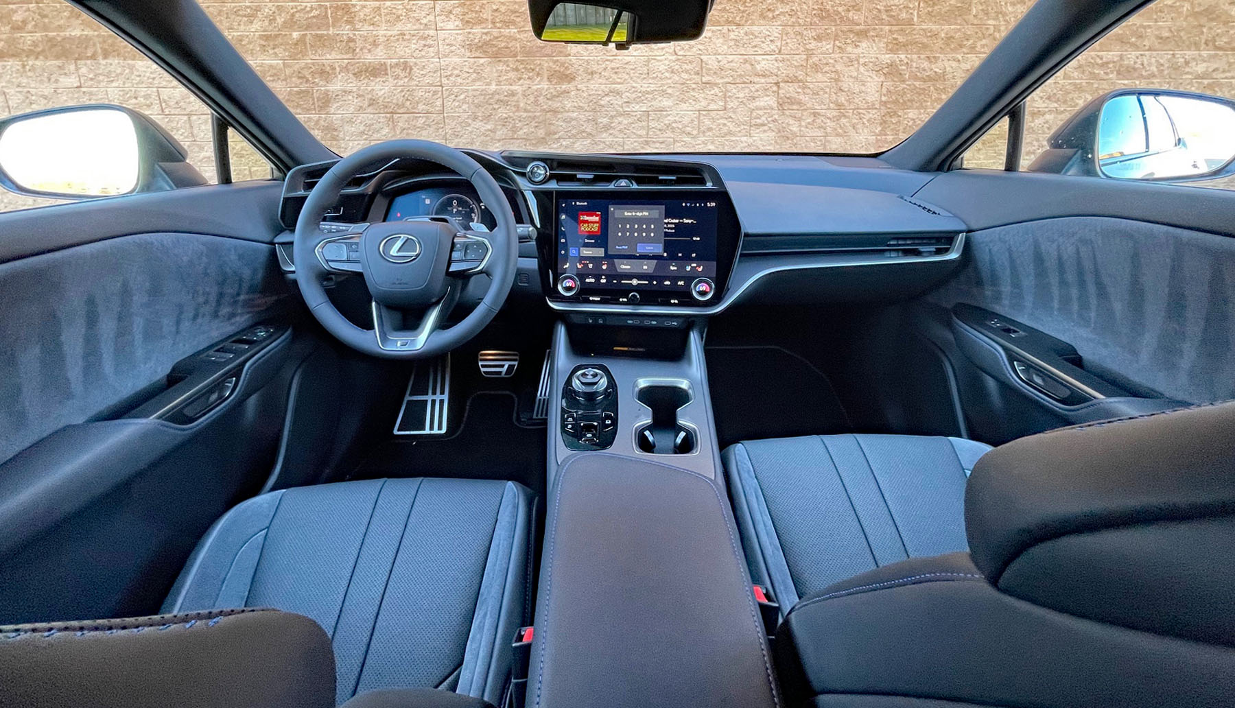2026 Lexus RZ 500e F Sport in Wind, dashbaord, interior,