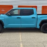 2026 Toyota Tundra TRD Pro in Wave maker with TRD Performance Package, profile view,
