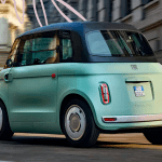 2026 Fiat Topolino, rear 3/4 view, convertible