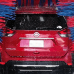 Gas Station Car Wash, Nissan Rogue, Brushes,
