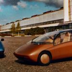 VAZ-X Concept, gold and blue, AvtoVAZ factory