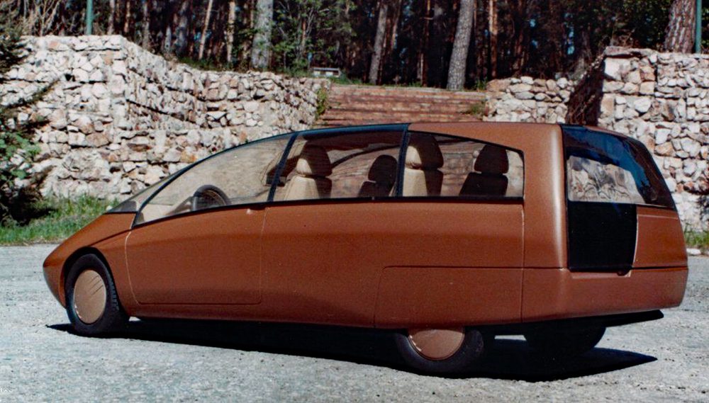 VAZ-X Concept, rear 3/4 view, Russian Concept Car,