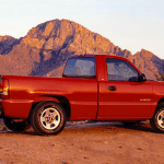 1999 Chevrolet Silverado, Red