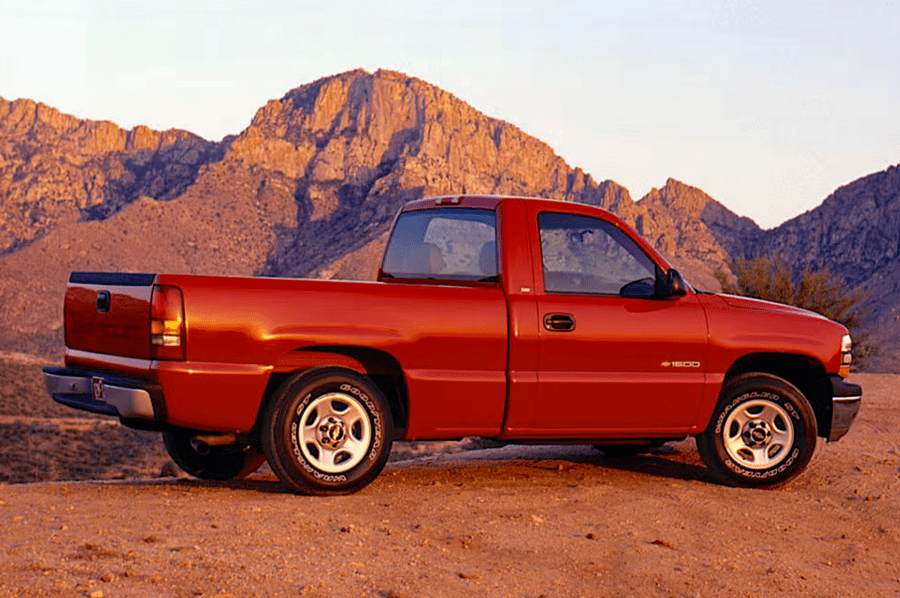 1999 Chevrolet Silverado, Red