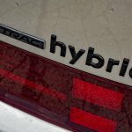 2026 Hyundai Santa Fe Hybrid Calligraphy in Shimmering Silver, hybrid badge,