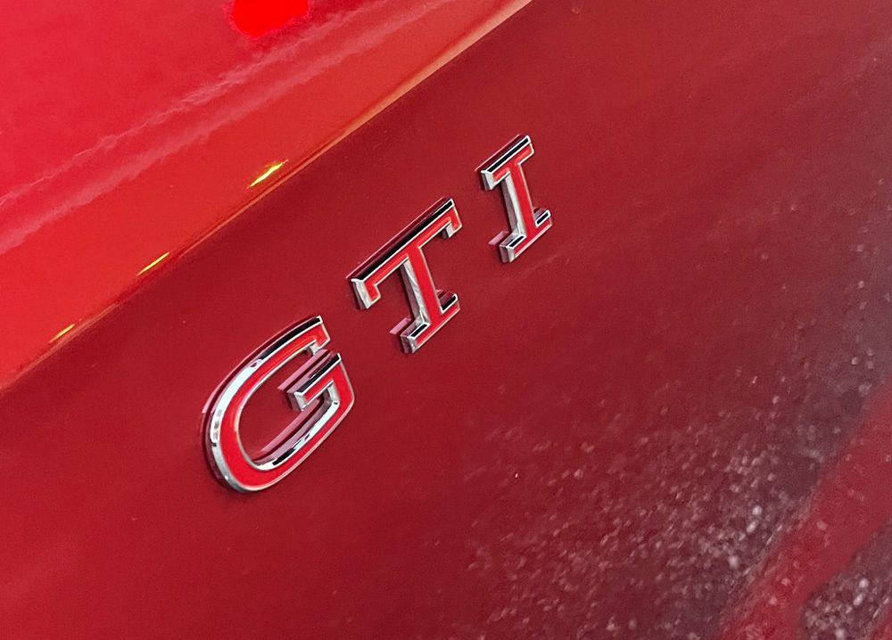 2026 Volkswagen GTI Autobahn in Kings Red, GTI badge,