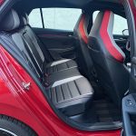 2026 Volkswagen GTI Autobahn in Kings Red, rear seat, rear seat space, passenger space,