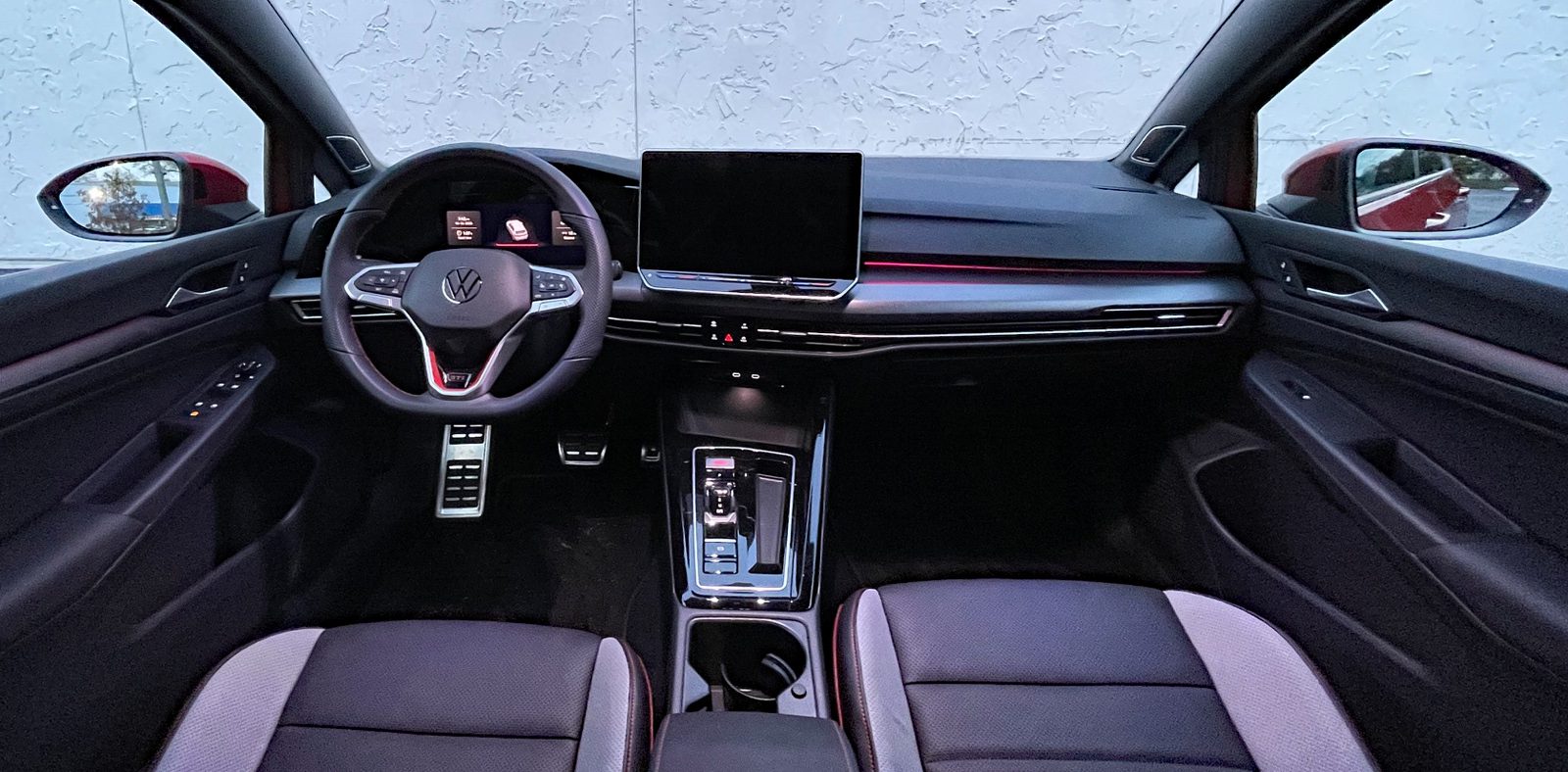 2026 Volkswagen GTI Autobahn in Kings Red, dashboard,