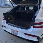 2026 GV80 Coupe Black in Uyuni White, cargo area, hatch, hatch open,