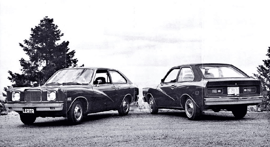 Leata Cabalero, official press photo, front and rear view, coupe