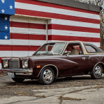 Leata Cabalero, front 3/4 view, brown, coupe