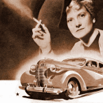 Chrysler Ad, Alma Archer, smoking
