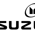 Isuzu Logo, black and white