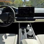 2026 Lexus ES 350e, dashboard, interior, white leather,