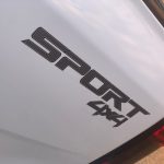 2026 Ford Ranger XLT in Colonial White, sport sticker, Sport Appearance Package,
