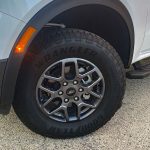 2026 Ford Ranger XLT in Colonial White, silver wheels, Gray Wheels,