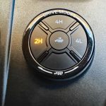 2026 Ford Ranger XLT in Colonial White, 4WD drive modes, mode selector