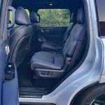 2026 Infiniti QX80 in Radiant White, rear seat, rear-seat space, passenger space,