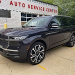 2026 Lincoln Navigator Reserve in Starlight Gray, front 3/4 view, Busch Auto, Palatine,