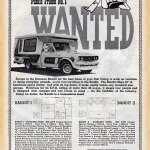 1979 Bonanza Bandit Ad, full ad, black and White,