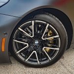 2025 BMW M5 Touring in Frozen Deep Grey, wheels, front,