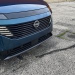 2026 Nissan Murano Platinum in Aurora Blue Pearl, front-end design, LED headlamps,