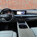 2026 Nissan Murano Platinum in Aurora Blue Pearl, dashboard, touchscreen,