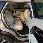 2026 Land Rover Range Rover SE in Batumi Gold, rear seat,