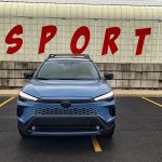 2026 Toyota Corolla Cross Hybrid XSE in Cavalry Blue, Rolling Meadows Sports Center, Blue and Red,