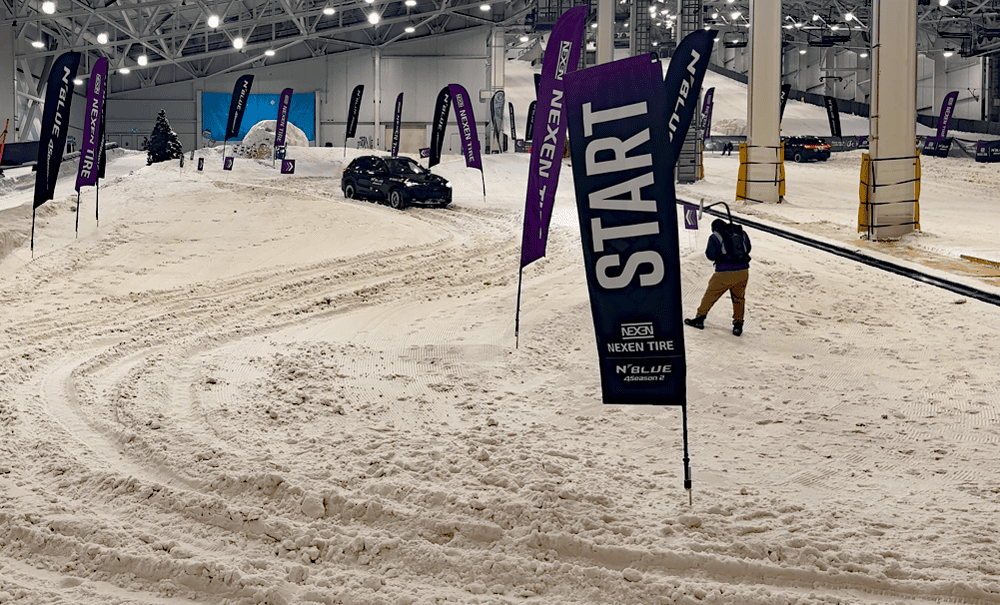 Nexen N Blue 4 Season 2 tires 2, test course, Audi Q5 quattro,