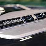 Duramax Mongoose Engine, hood badge,