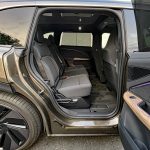 2026 Lucid Gravity Grand Touring in Supernova Bronze, rear seat, passenger space,