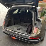 2026 Lucid Gravity Grand Touring in Supernova Bronze, cargo area, hatch open,