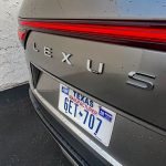 2026 Lexus LX 600 Luxury in Atomic Silver, tailgate Lexus badge,