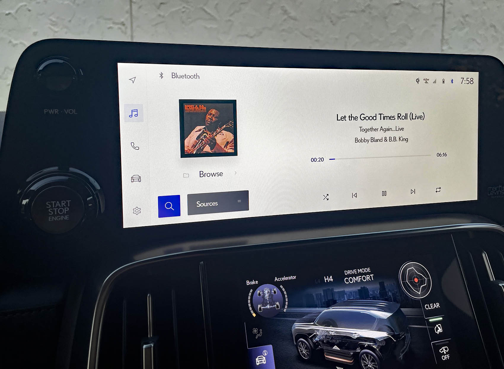 2026 Lexus LX 600 Luxury in Atomic Silver, touchscreen,
