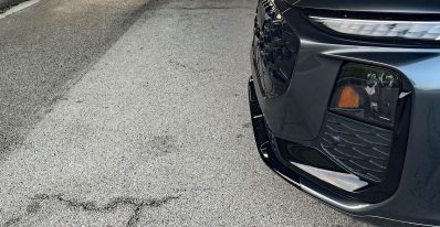 2026 Audi Q3 S Line in Daytona Gray Pearl, front end, front clip, close up, detail,